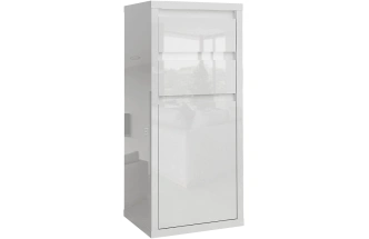 Комод Норден, с двумя ящиками и дверью, Белый