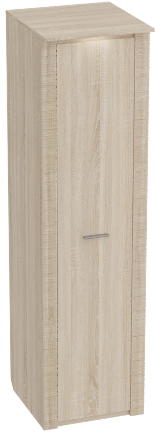 Шкаф однодверный Элана 59x64.5x218.5, распашной для одежды, дуб сонома