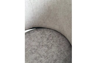 Стул Дилл, мягкий, Rain 11 капучино, велюр, черный каркас 