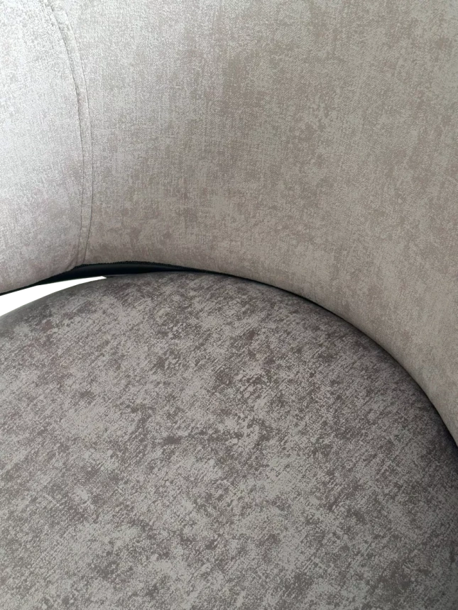 Стул Дилл, мягкий, Rain 11 капучино, велюр, черный каркас 