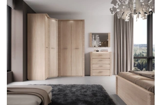 Зеркало Элана, настенное, дуб сонома