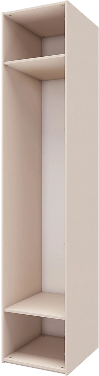 Шкаф одностворчатый Луара 1, распашной с полками, кашемир серый