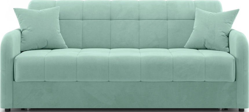 Диван прямой Гаспар 180, модель 045, Happy 690 (зелёный)