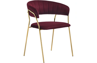 Стул Kamelia 1, wine red / gold