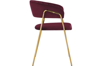 Стул Kamelia 1, wine red / gold