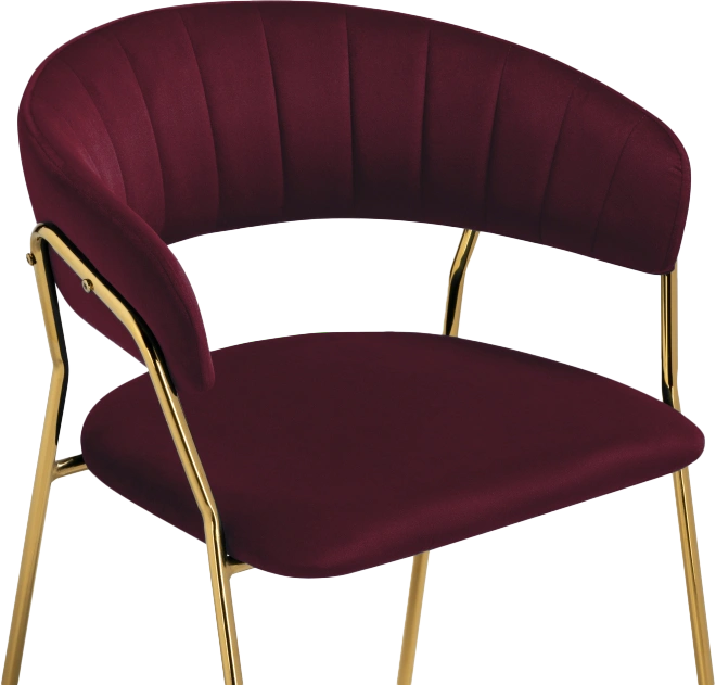 Стул Kamelia 1, wine red / gold