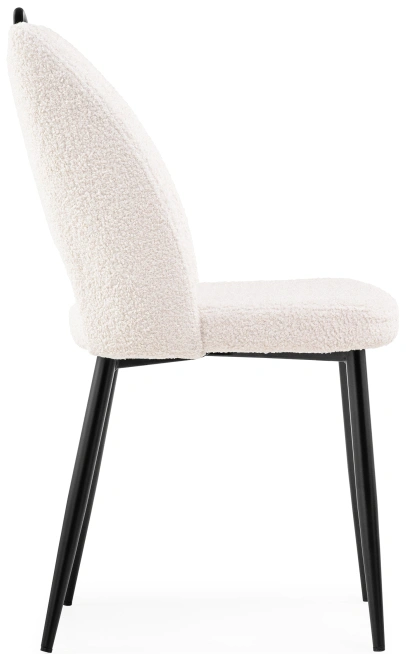 Стул Barton, на металлокаркасе, бежевый / чёрный