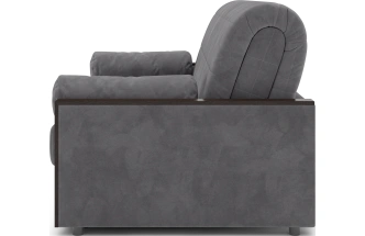 ​Диван прямой Токио 140, модель 062, Ultra Grey​ (серый) / венге