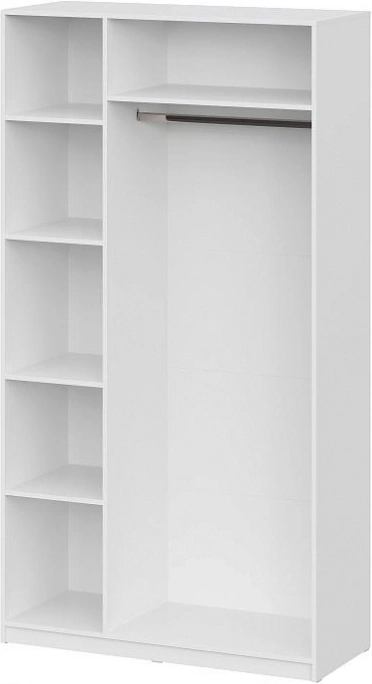 Шкаф трехстворчатый Даиго, для одежды, белый текстурный