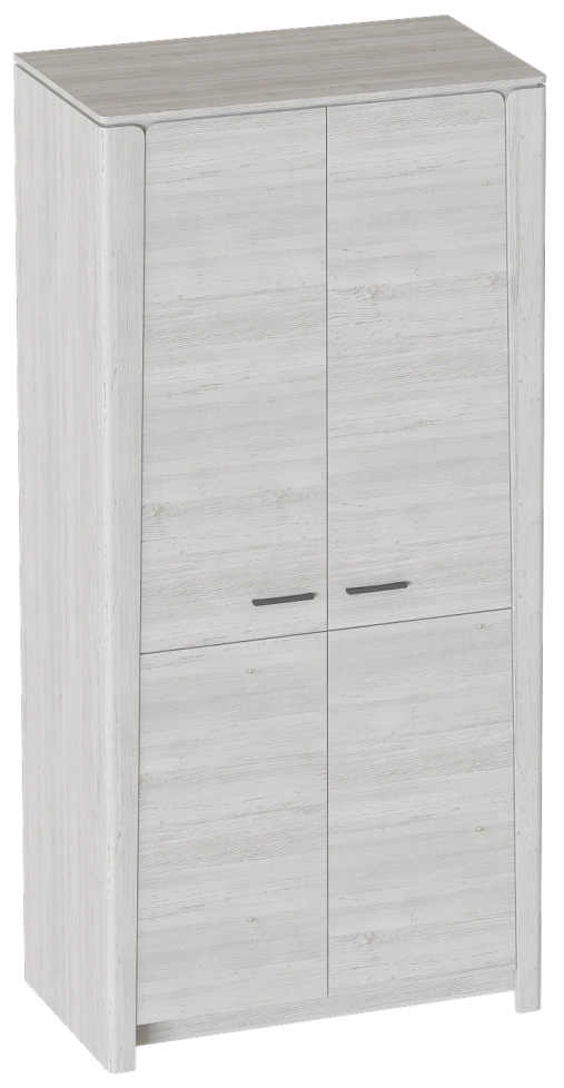 Шкаф двухдверный Мальта, распашной для одежды, дуб винтерберг