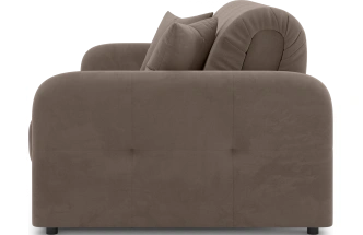 Диван прямой Гаспар 160, модель 045, Happy 233 (коричневый)