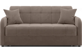 Диван прямой Гаспар 160, модель 045, Happy 233 (коричневый)