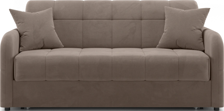 Диван прямой Гаспар 160, модель 045, Happy 233 (коричневый)