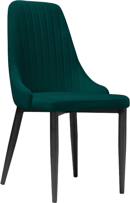 Стул Kora, на металлокаркасе, green / black