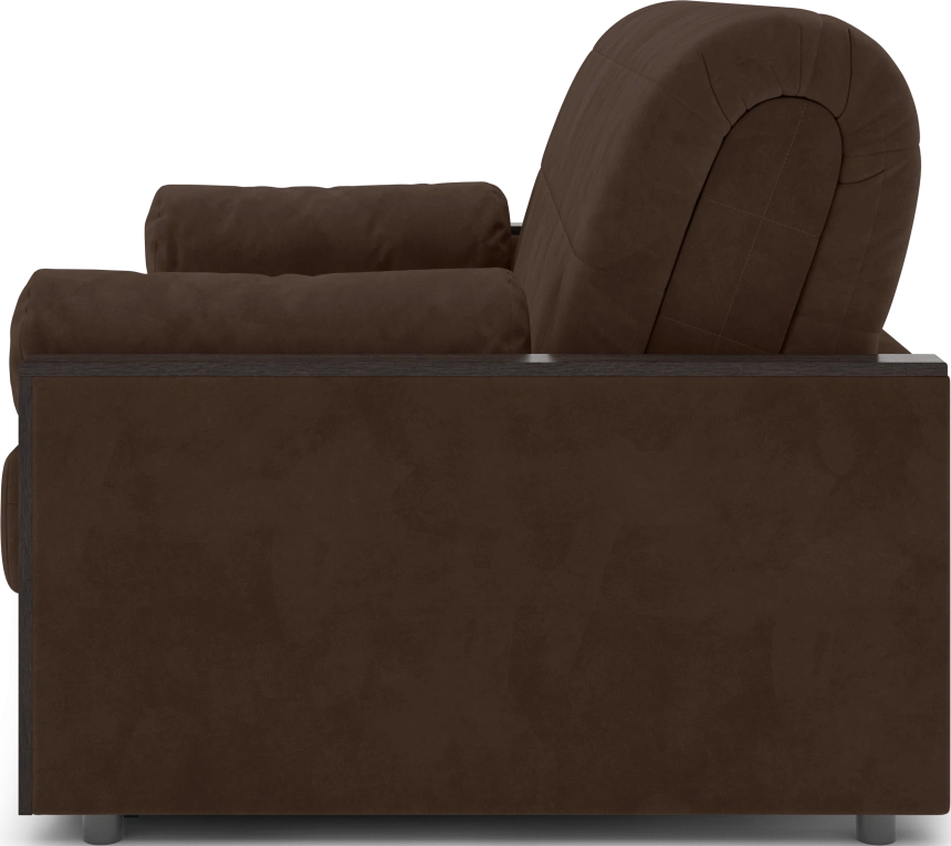Диван прямой Токио 140, модель 062, Ultra Chocolate (шоколадный) / венге