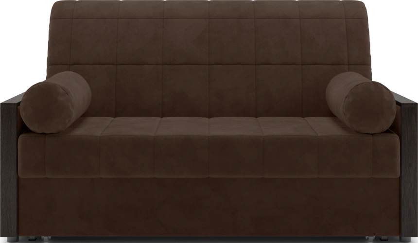Диван прямой Токио 140, модель 062, Ultra Chocolate (шоколадный) / венге