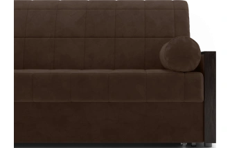 Диван прямой Токио 140, модель 062, Ultra Chocolate (шоколадный) / венге