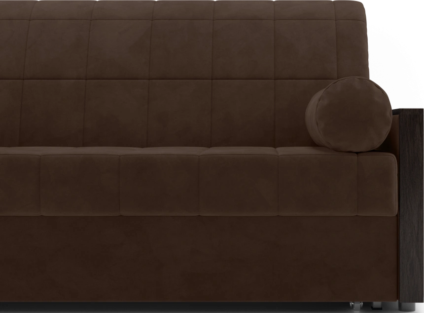 Диван прямой Токио 140, модель 062, Ultra Chocolate (шоколадный) / венге