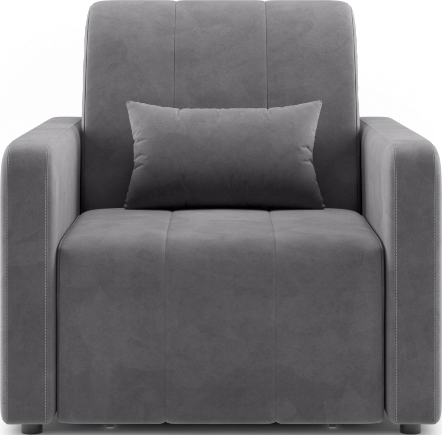 ​Кресло-кровать Борго 80, модель 107, Ultra Grey​​ (серый​) / венге