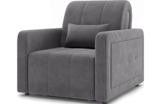 ​Кресло-кровать Борго 80, модель 107, Ultra Grey​​ (серый​) / венге