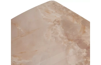 Кухонный стол раздвижной Alatri 120, Gloss Amber Jade Solid Ceramic, Black