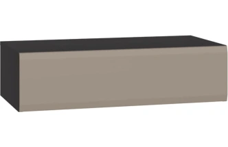Тумба навесная Сейдиль 16.156, антрацит / веллюто капучино