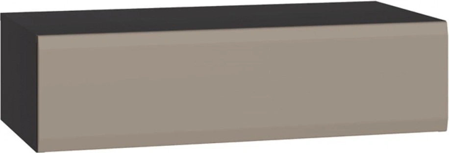 Тумба навесная Сейдиль 16.156, антрацит / веллюто капучино