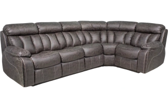 Диван угловой Азалия, Тревел Брик, Контрастная