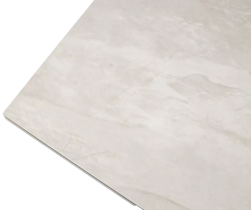 Кухонный стол раздвижной Ivar 180, Marbles TL-109 серый мрамор / шоколадное золото каркас