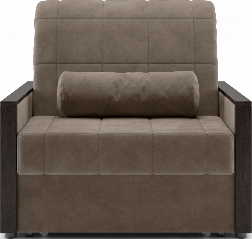 Кресло-кровать Токио 80, модель 062, Ultra Beige (бежевый) / венге