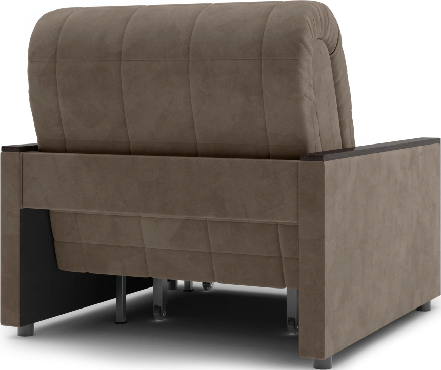 Кресло-кровать Токио 80, модель 062, Ultra Beige (бежевый) / венге