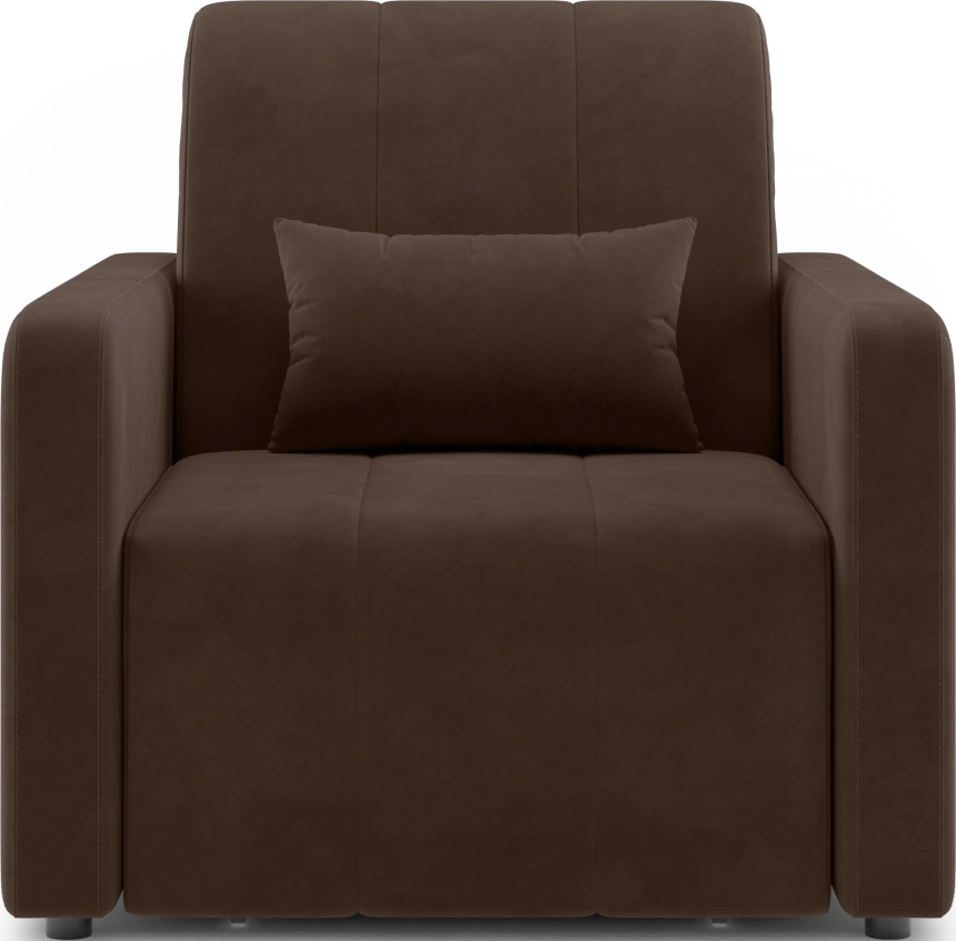 ​Кресло-кровать Борго 80, модель 107, Ultra Chocolate​ (шоколадный) / венге