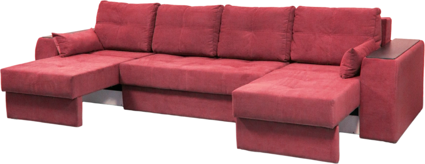 Диван прямой Остин 3, Ловерс 35, декор Венге 