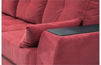 Диван прямой Остин 3, Ловерс 35, декор Венге 