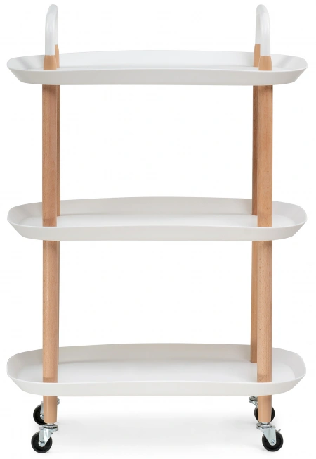 Сервировочный стол Case, 56x35x82, белый