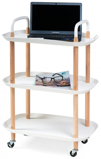 Сервировочный стол Case, 56x35x82, белый