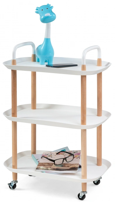 Сервировочный стол Case, 56x35x82, белый