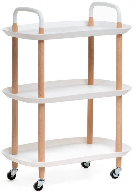 Сервировочный стол Case, 56x35x82, белый