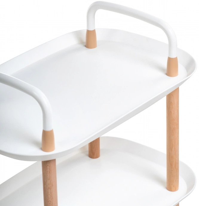 Сервировочный стол Case, 56x35x82, белый