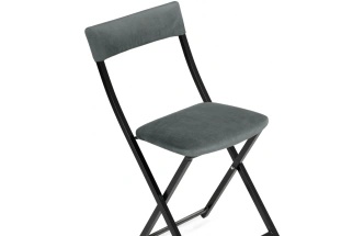 Стул Elevis, складной, темно-серый / черный