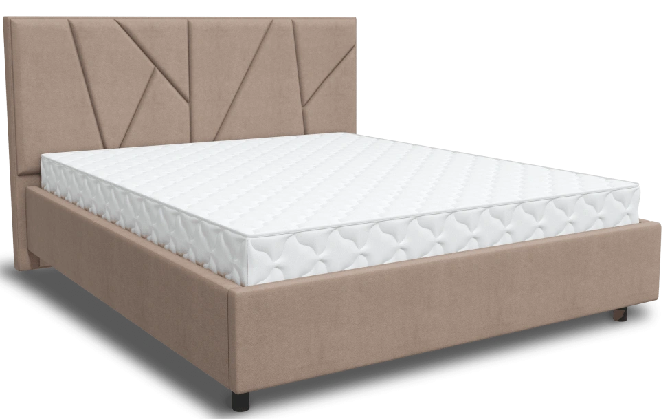 Кровать Рица-3, с/м 180x200, Siesta milk