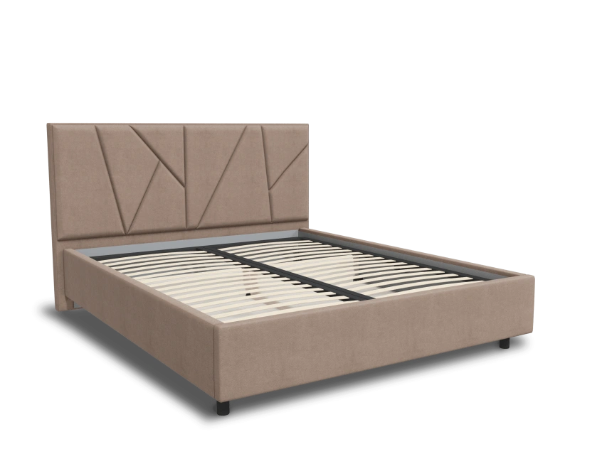 Кровать Рица-3, с/м 180x200, Siesta milk