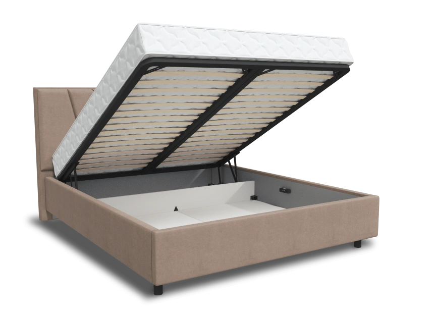 Кровать Рица-3, с/м 180x200, Siesta milk