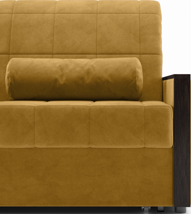 ​Кресло-кровать Токио 80, модель 062, Ultra Mustard​ (соломенный​) / венге