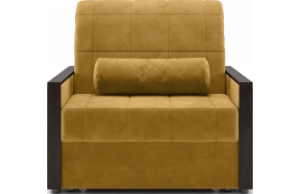 ​Кресло-кровать Токио 80, модель 062, Ultra Mustard​ (соломенный​) / венге