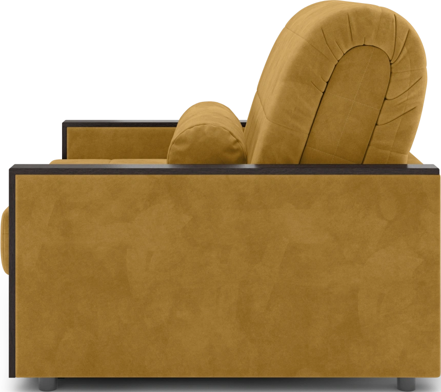 ​Кресло-кровать Токио 80, модель 062, Ultra Mustard​ (соломенный​) / венге