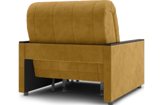 ​Кресло-кровать Токио 80, модель 062, Ultra Mustard​ (соломенный​) / венге