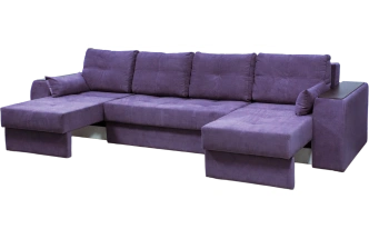 Диван прямой Остин 3, MONAKO-A 08, декор Венге