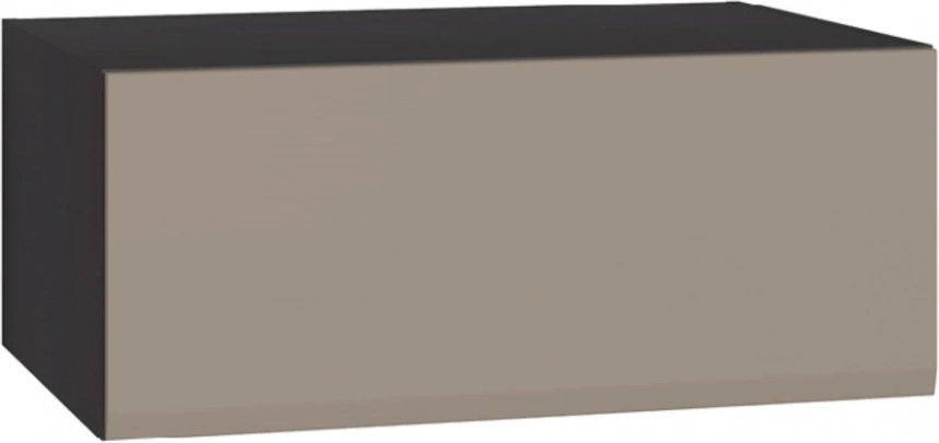 Шкаф навесной Сейдиль 16.314.02, антрацит / веллюто капучино