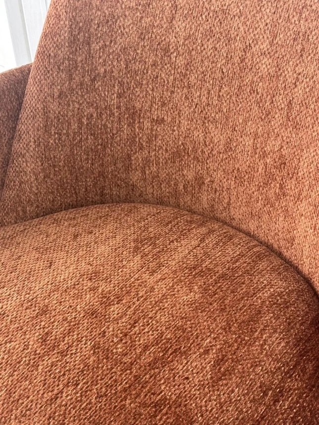 Стул-кресло Cube, Ote Sea-500 бронзовый, ткань, каркас металл в обивке бронзового цвета Ote Sea 500 